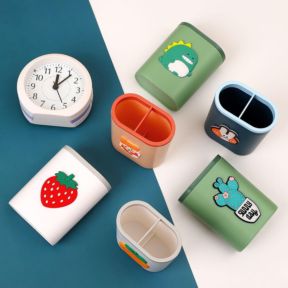 Hộp Đựng Bút Để Bàn Hai Ngăn Thiết Kế Sáng Tạo Ốp