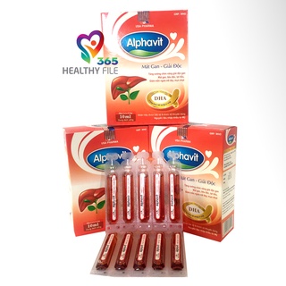 ALPHAVIT MÁT GAN - SIRO MÁT GAN TIÊU ĐỘC TRẺ EM - HẾT LO DỊ ỨNG, MẨN NGỨA, NỔI MỀ ĐAY, NHIỆT MIỆNG - HỘP 20 ỐNG