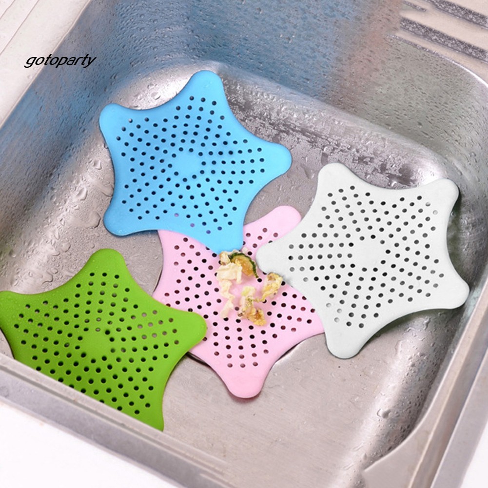 GOTO Five-Pointed Star Kitchen Shower Anti-Clogging Floor Drain Filter Sink Strainer