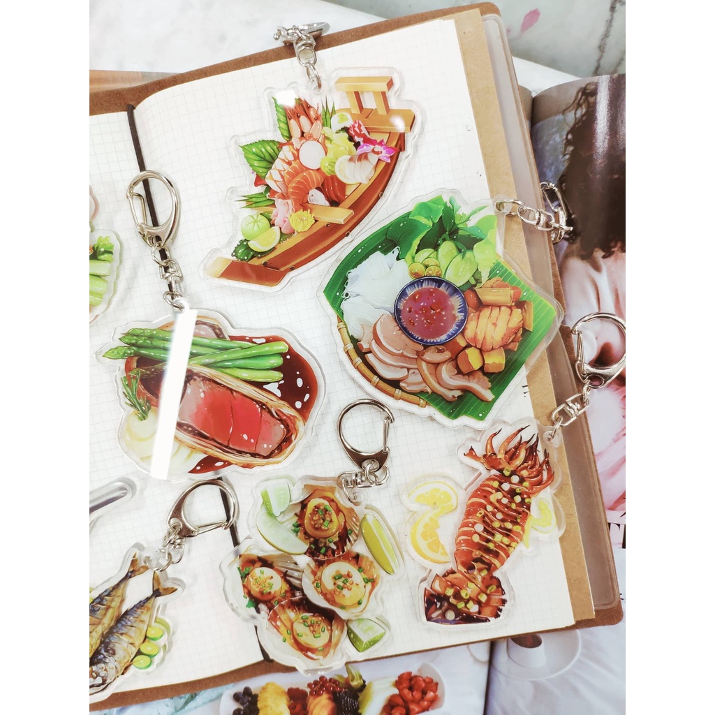 Móc khóa đồ ăn