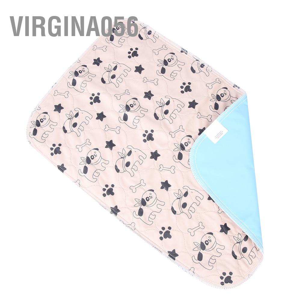 Virgina056 3 kích thước Có thể tái sử dụng không thấm nước Con chó con mèo đi tiểu Đệm lót thảm Tấm bẫy thú cưng
