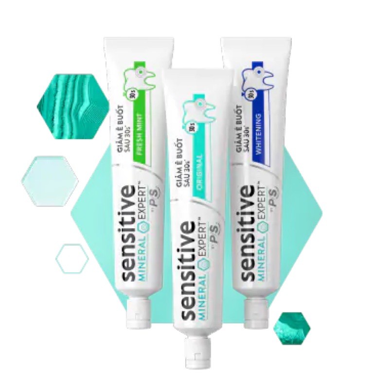 Kem Đánh Răng Giảm Ê Buốt Sau 30 Giây P/S Sensitive Mineral Expert 100g