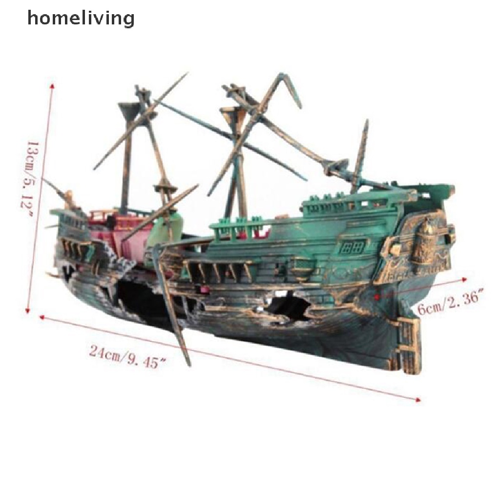 Tàu Thuyền Trang Trí Bể Cá