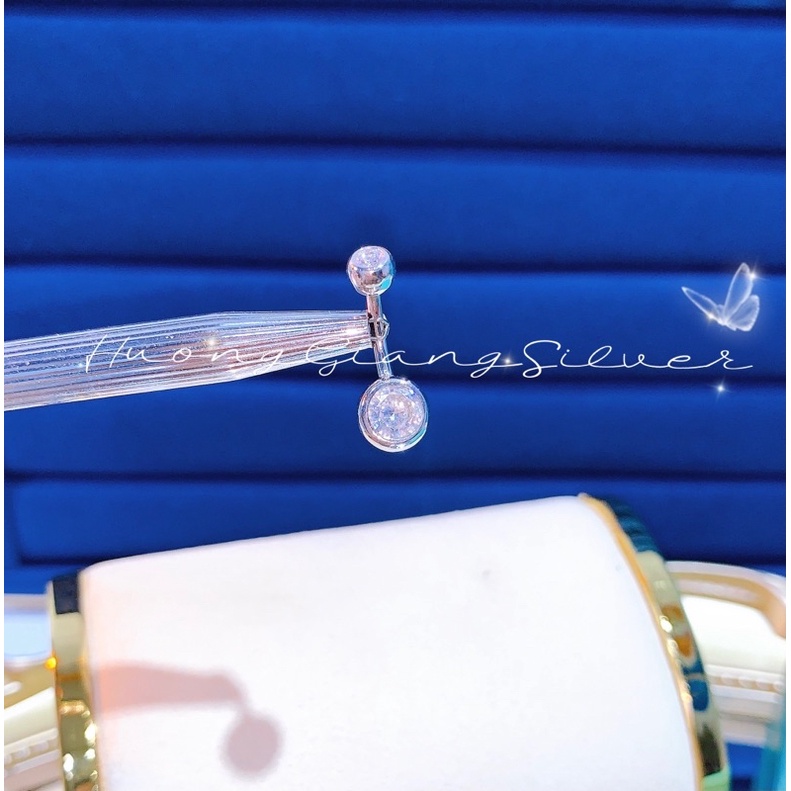 Khuyên Rốn Bạc s925 xi kim  - HuongGiangSilver