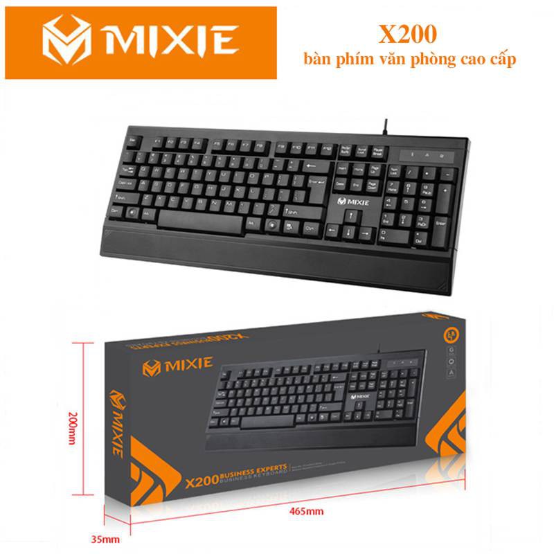 Bàn Phím Có Dây MIXIE X200 - Chính Hãng - Bảo Hành 12 Tháng.