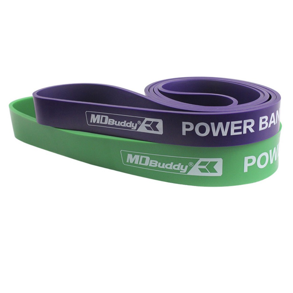 POWER BAND - DÂY KHÁNG LỰC ĐÀN HỒI TẬP TOÀN THÂN CAO CẤP MDBuddy,  Hỗ trợ tập luyện đa năng