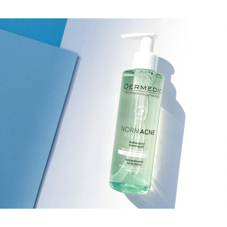GEL LÀM SẠCH DÀNH CHO DA DẦU DA MỤN DERMEDIC NORMACNE ANTIBACTERIAL CLEANSING GEL 200ml