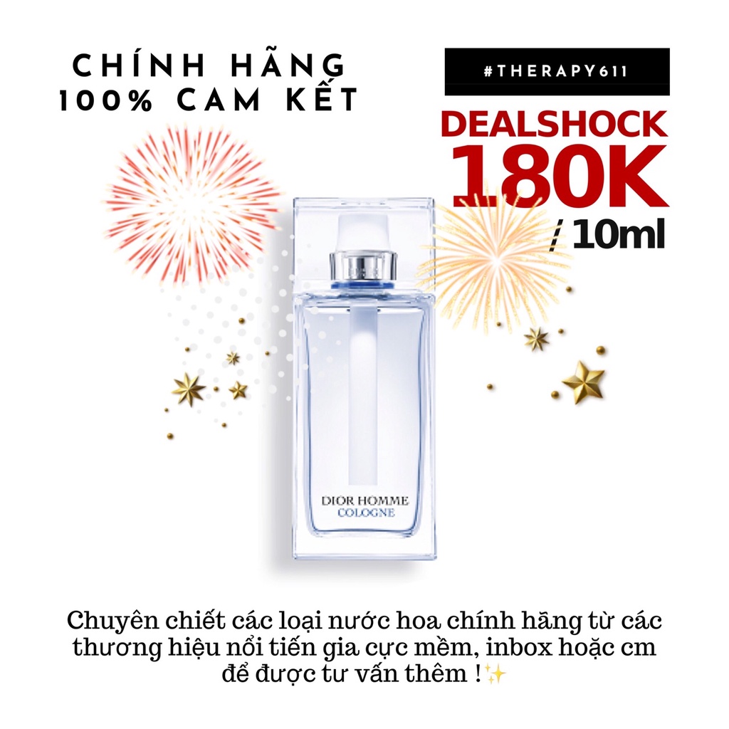 [𝗦𝗔𝗟𝗘]..::✨Nước hoa dùng thử Dior Homme 5ml/10ml/20ml(mẫu thử)✨::..