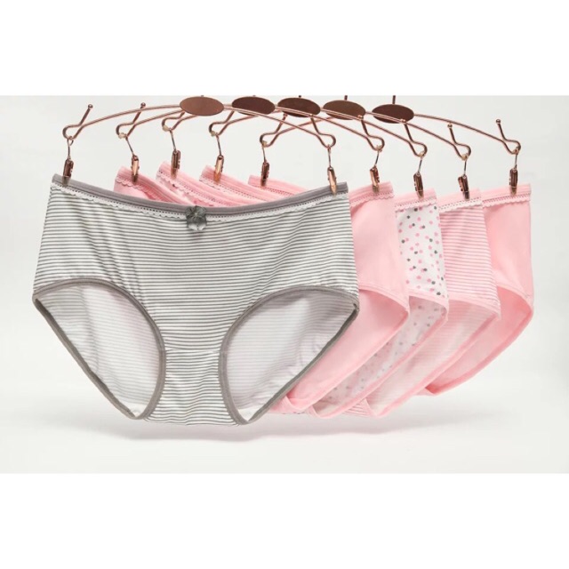 [CÓ SẴN] Hộp 5 quần chip cotton mã 9924