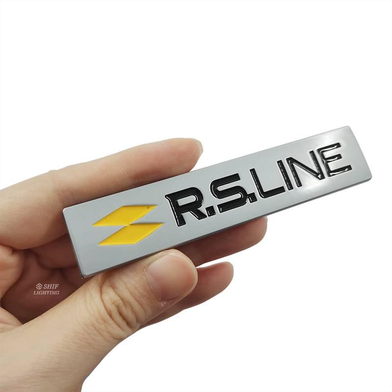 FENDER 1 Logo RS LINE bằng kim loại dán trang trí xe hơi | BigBuy360 - bigbuy360.vn