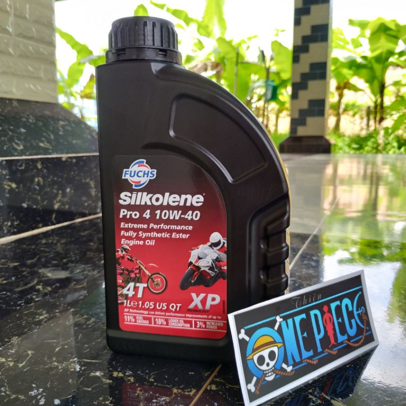 Nhớt xe số Fuchs silkolene Pro 4 10W 40