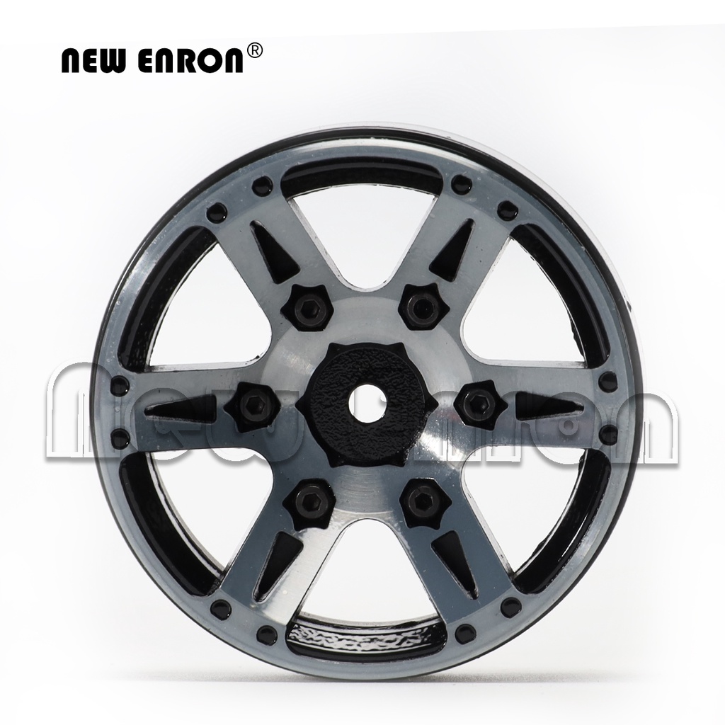 1Pcs Bánh xe hạt nhôm 1,9 inch Hub RC Vành cho 1/10 RC Car Crawler Axial 90046 Traxxas TRX-4 AXI03007 Bronco D110 F350