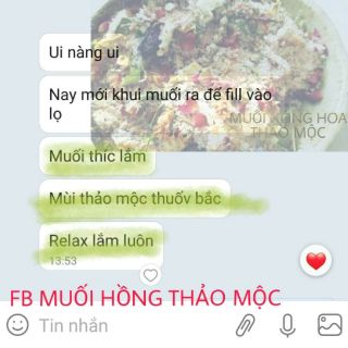 Muối hồng xông thảo mộc