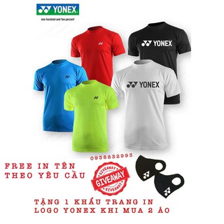ÁO CẦU LÔNG YONEX TRAINING (7 màu) TẶNG KHẨU TRANG YONEX