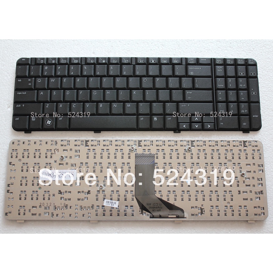 Bàn Phím Laptop Mới 100% Cho HP CQ61 G61 G61-300 US Layout Màu Đen