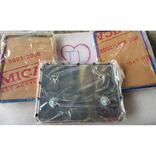 khung biển số inox  (bộ 3 món) (loại tốt)