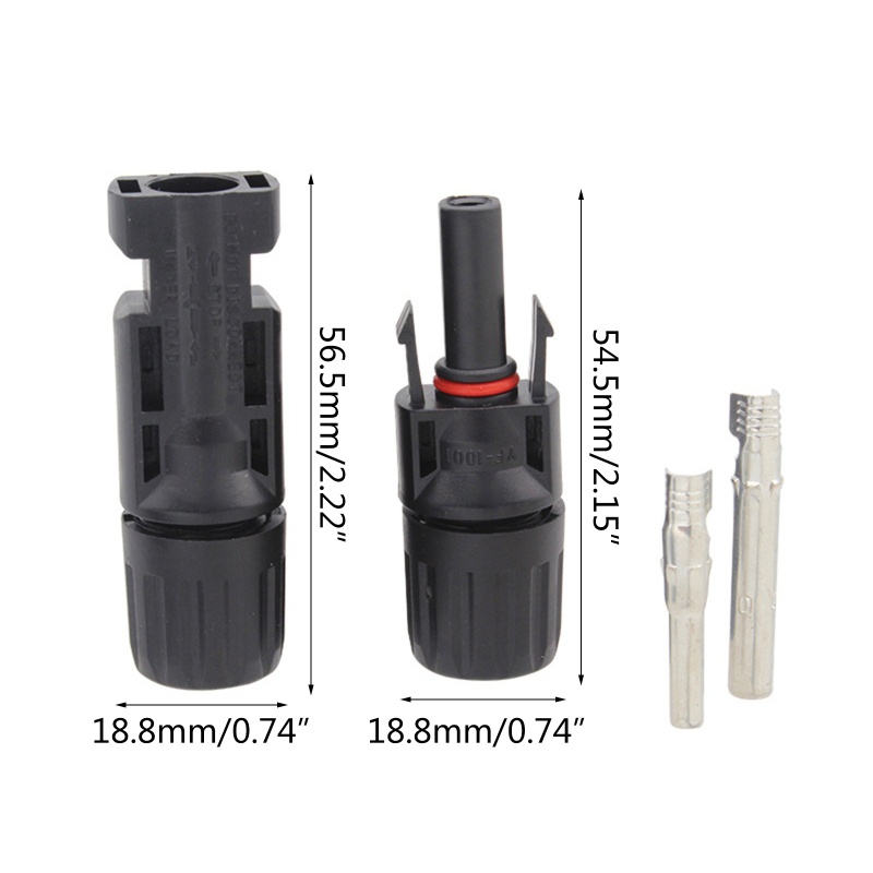 Set 10 Cặp Đầu Nối Nev Kèm 1 Cặp Cờ Lê Kết Nối Tấm Pin Năng Lượng Mặt Trời