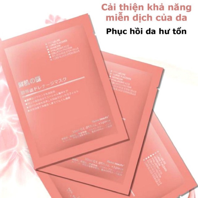 Mặt Nạ Nhau Thai Cừu 🐑𝑭𝒓𝒆𝒆𝒔𝒉𝒊𝒑🐑 Mặt Nạ Tế Bào Gốc - Mask Cuống Rốn Nhật Bản Rwine Beauty