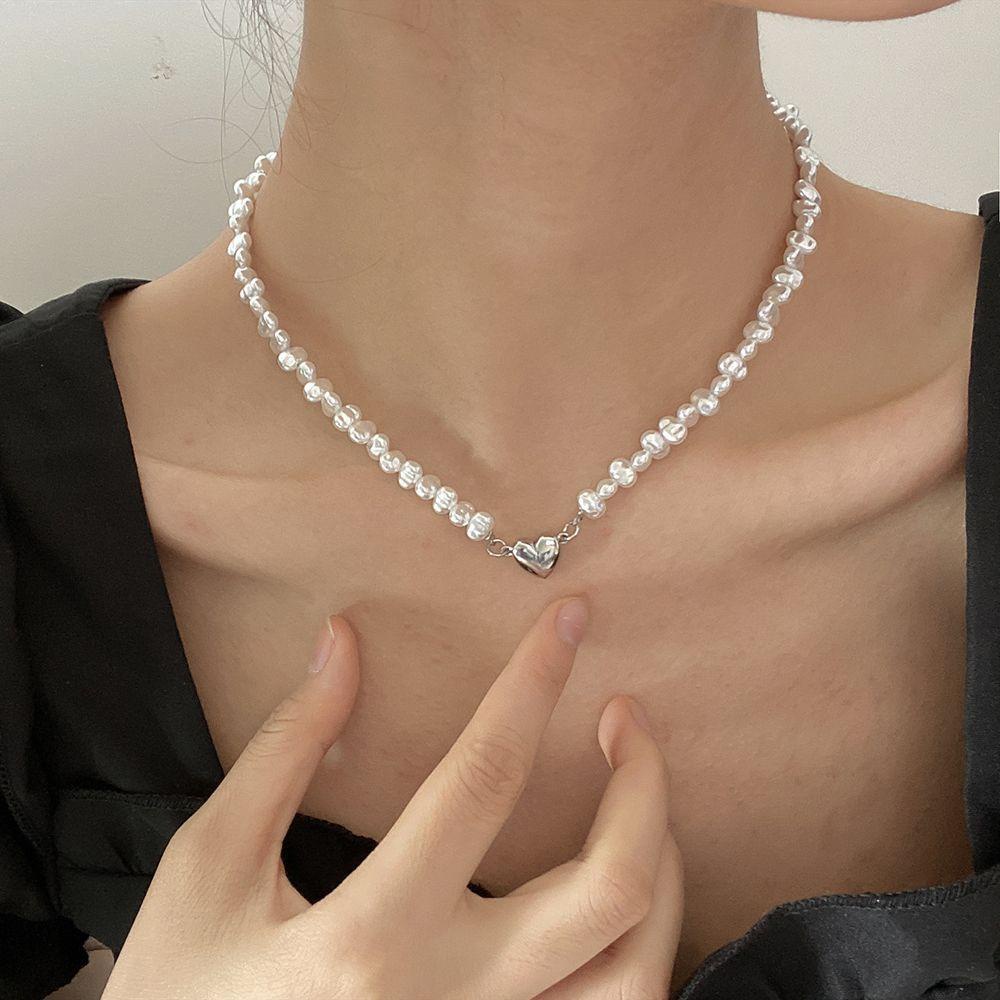 QQMALL Vòng Cổ Choker Bằng Hợp Kim Phong Cách Baroque Sang Trọng