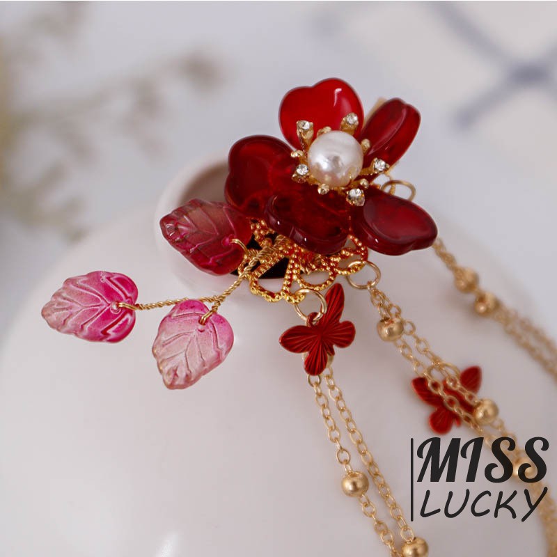 Cài tóc dạng vòng hoa thời trang thanh tú cho nữ