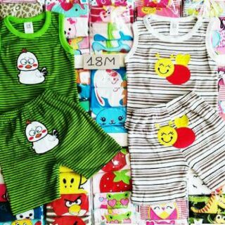 Bộ sát nách cho bé Carter Thái Lan set 2 bộ