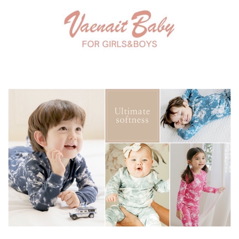 Bộ unisex cho bé trai/gái hãng Vaenait Baby xuất Hàn, Made in VN