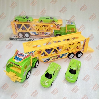 Đồ chơi xe container / đầu kéo chở 4 xe con