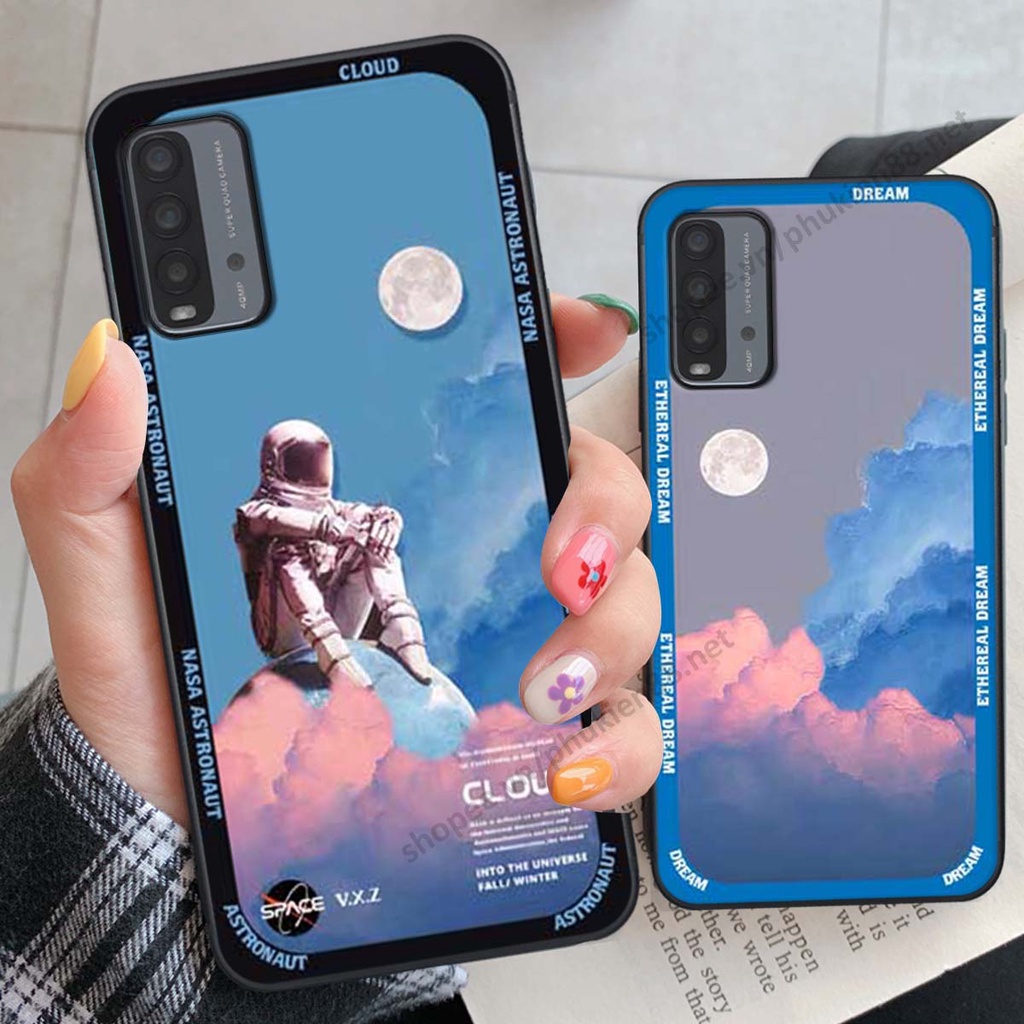 Ốp Xiaomi Redmi 9T hình vũ trụ, mountain, cloud phong cách cá tính