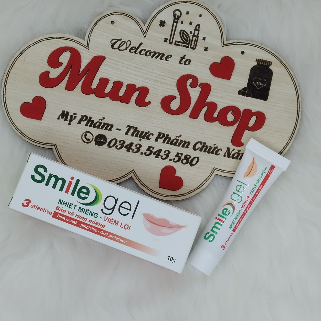Smile gel - Giúp giảm nhiệt miệng, viêm lợi, viêm chân răng hiệu quả