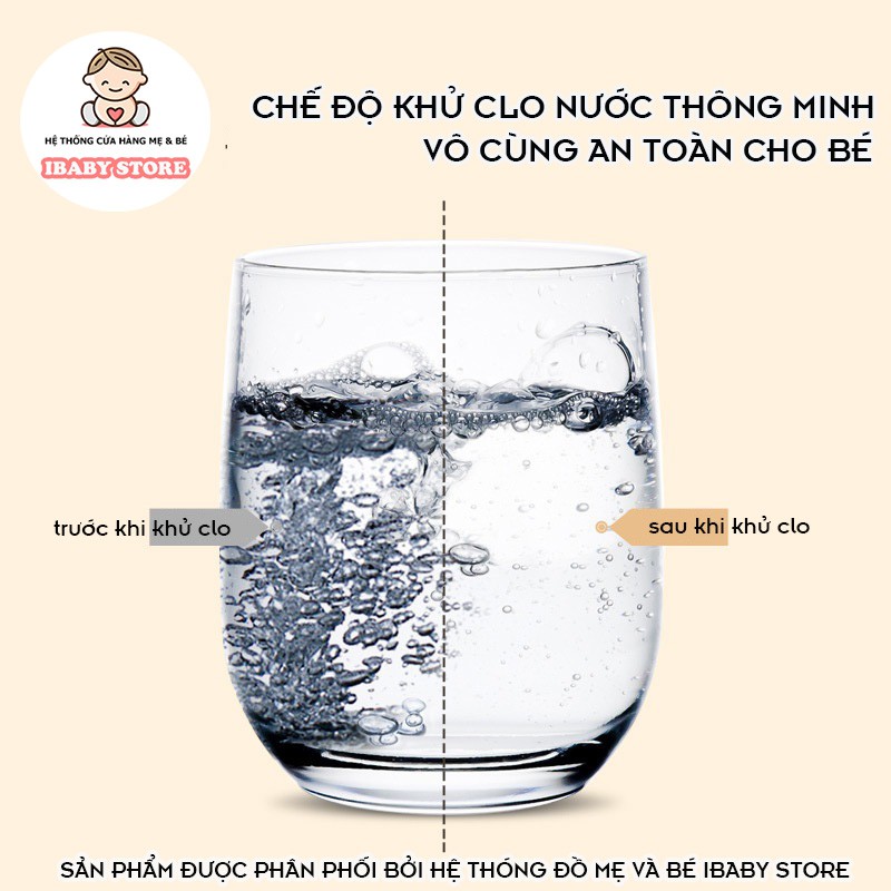 [TẶNG KHAY HÂM SỮA] Máy Hâm Nước Pha Sữa PAUL FRANK Điều Chỉnh Nhiệt Độ Thông Minh, Khử Clo Nước, Tiệt Trùng Bình Sữa