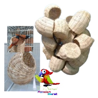 Tổ chim bằng gỗ màu đen cho chim tiện dụng