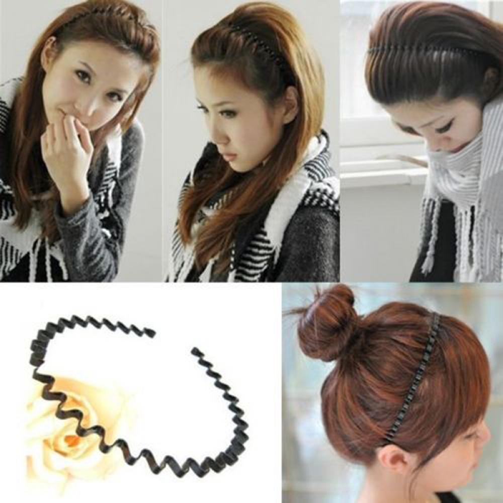 Cài tóc bằng hợp kim kiểu gợn sóng dễ thương cho nữ