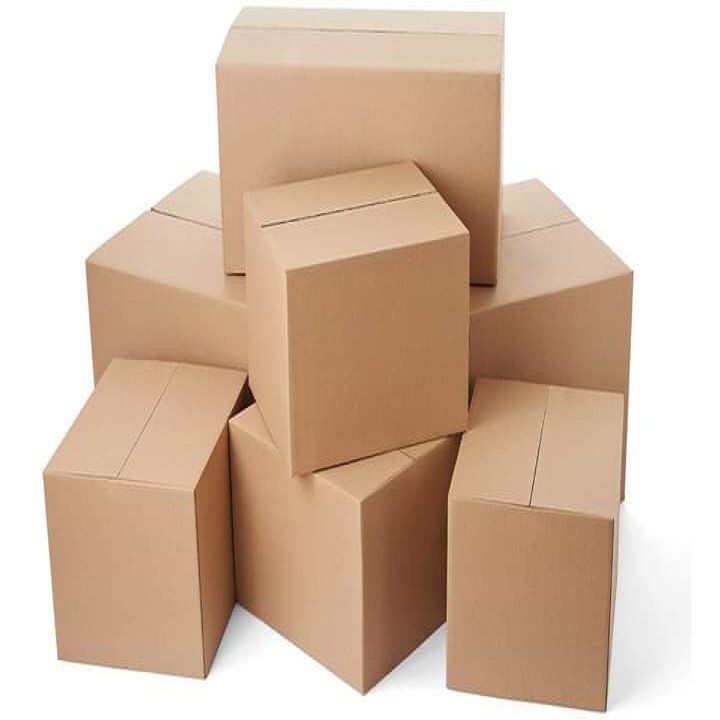 Thùng hộp carton bìa giấy đóng gói hàng kích thước 10x10x8 giá rẻ tận xưởng - Free Ship đơn 50K