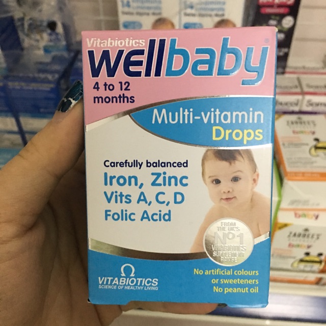 Vitamin tổng hợp Wellbaby dang nhỏ giọt 