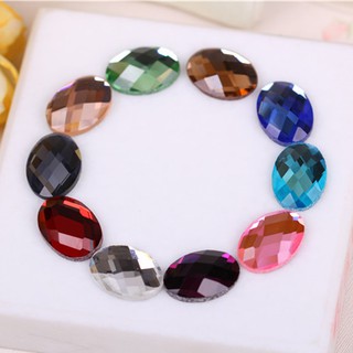Phụ kiện nơ cài tóc pha lê 13x18mm pj050
