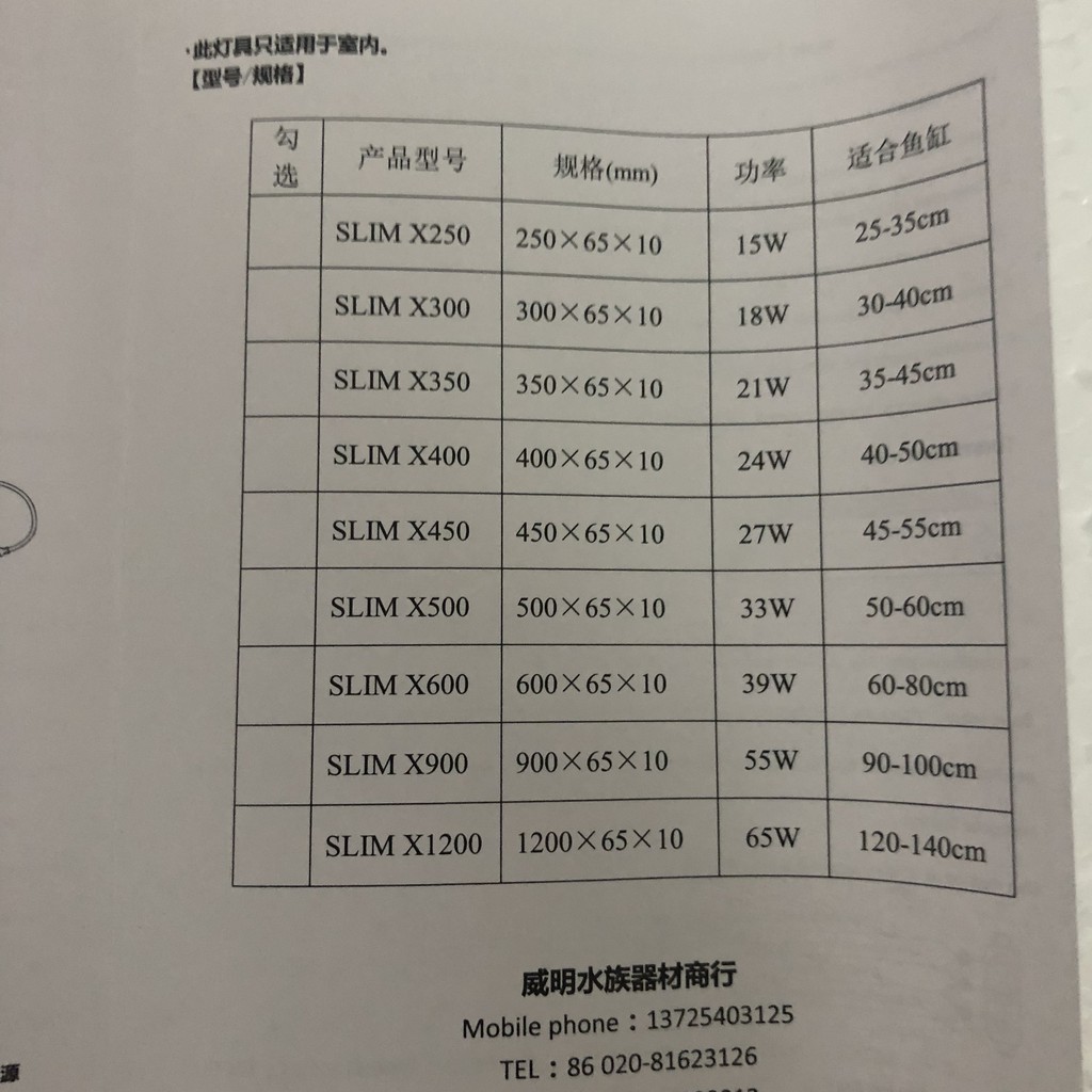 Đèn Led Odyssea Slim X - Đèn Led Cao Cấp Bể Cá, Bể Thủy Sinh