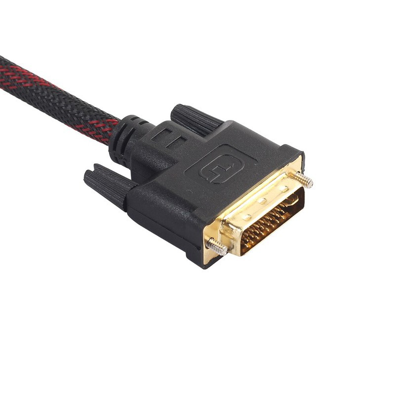 CÁP CHUYỂN CỔNG DVI 24+5 SANG VGA BỌC LƯỚI CHỐNG NHIỄU DÀI 1,5M