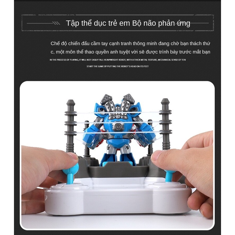 Double battle boy đồ chơi chiến đấu robot chiến binh đấm bốc phiên bản hướng dẫn sử dụng