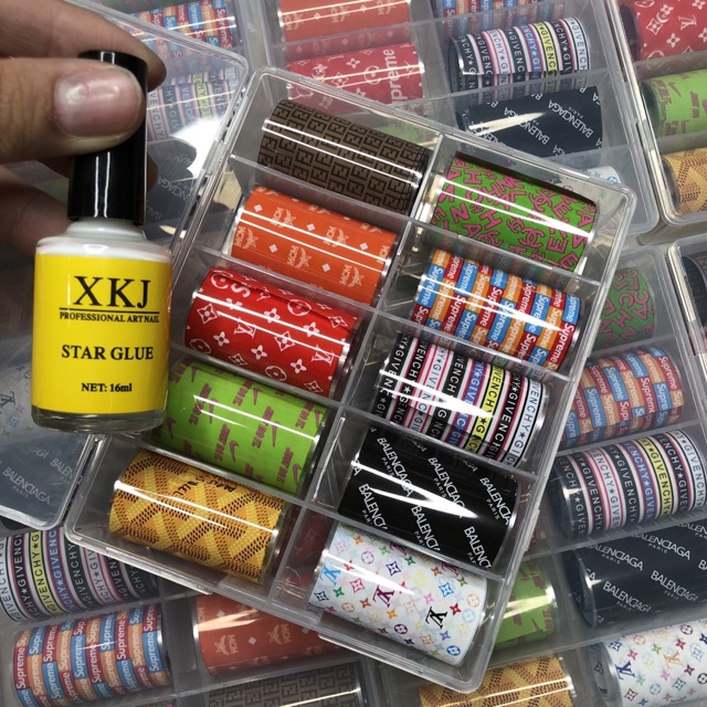 Fion hot mẫu mới tặng chai keo trang trí móng tay chuyên làm nail