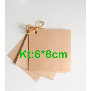 2 XẤP GIẤY NOTE KRAFT (XẤP 50 TỜ)