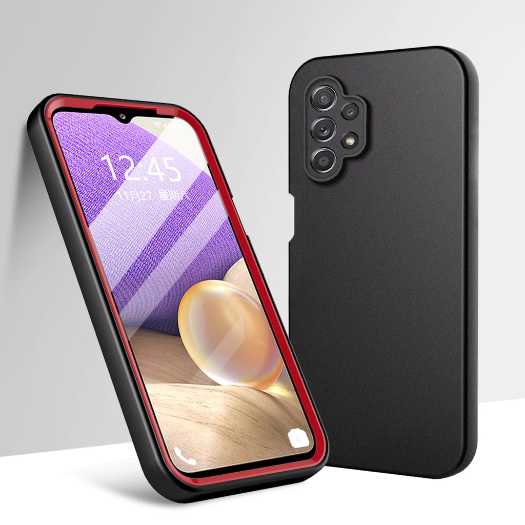 Ốp Điện Thoại Silicone 2 Trong 1 Cho Samsung Galaxy A12 A22 A32 A52 A52S A72 4G 5G