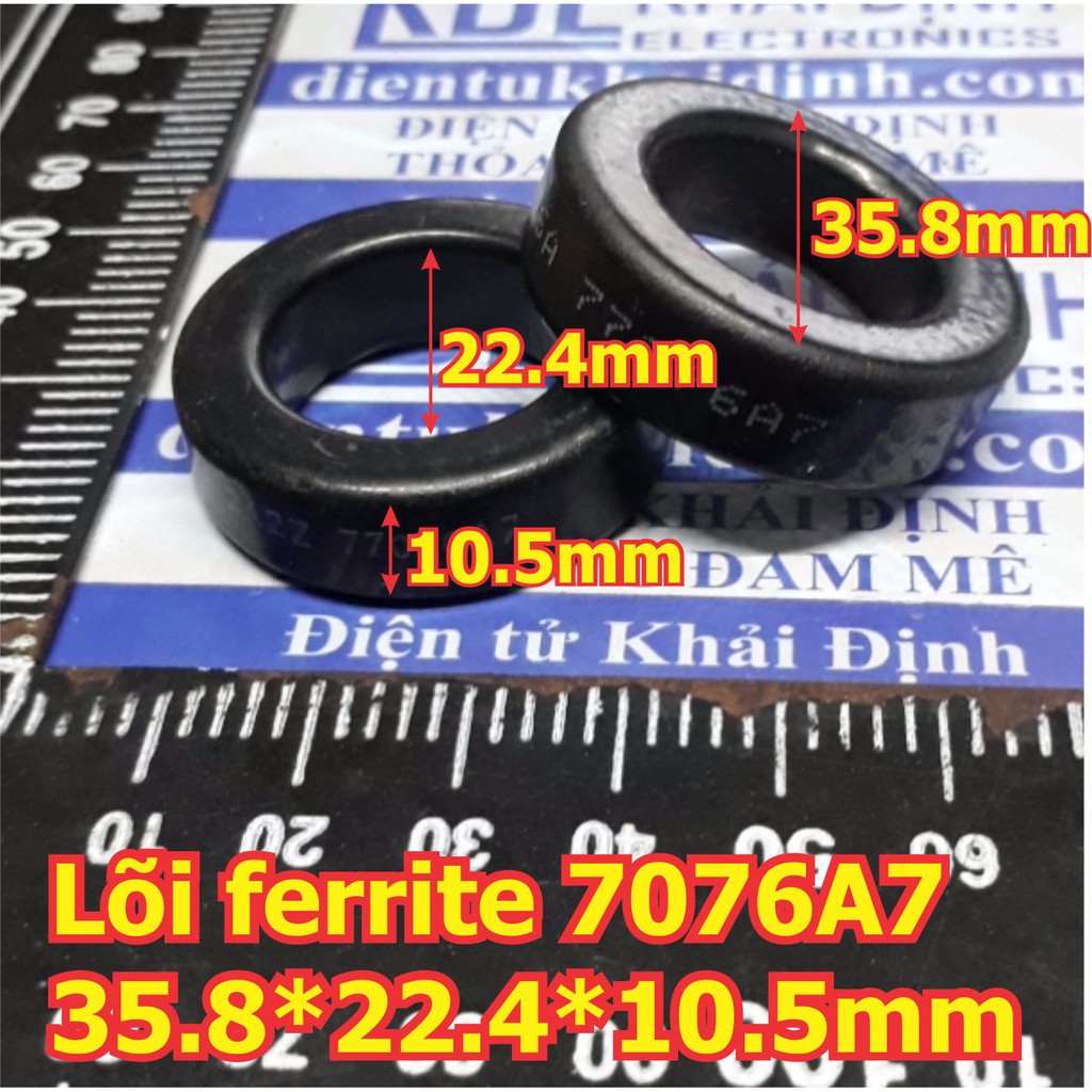 lõi ferrite vòng xuyến, màu đen CS166125/CS270090/CS358060 kde2292