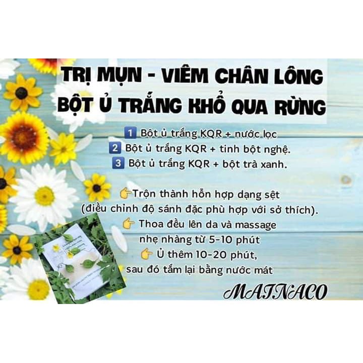 Bột Ủ Trắng Khổ Qua Rừng