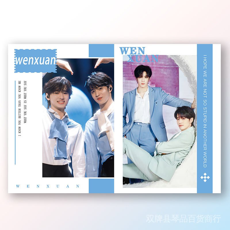 Tnt Wenxuan CP Chính Hãng  Album Ảnh Có Chữ Ký Times Youth League Merchandise Chính Hãng