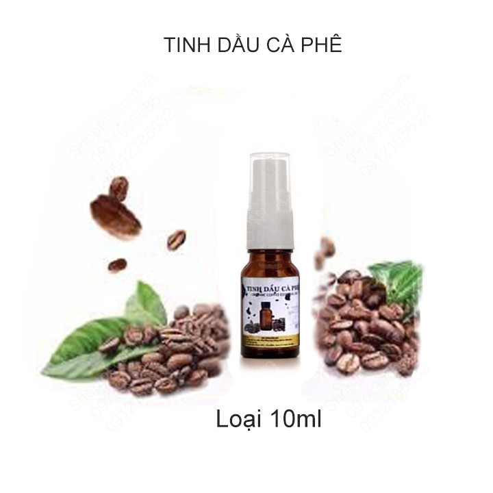 Tinh dầu Cà phê 100% nguyên chất khử mùi phòng, mùi xe (Hà nội)