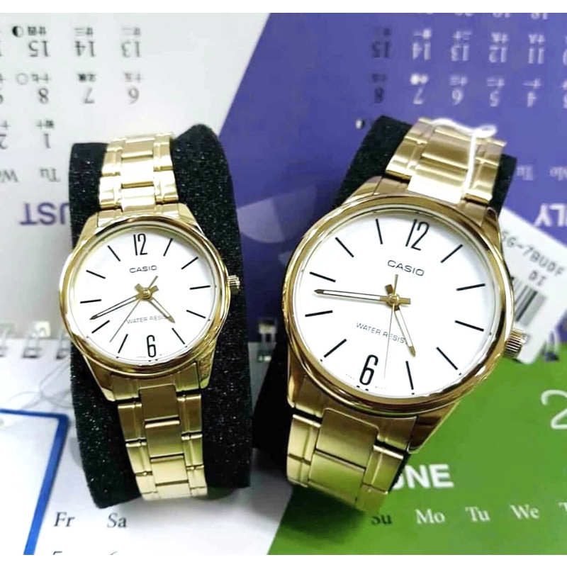 Đồng hồ Nữ Casio LTP-V005, đồng hồ chính hãng, dây thép không gỉ