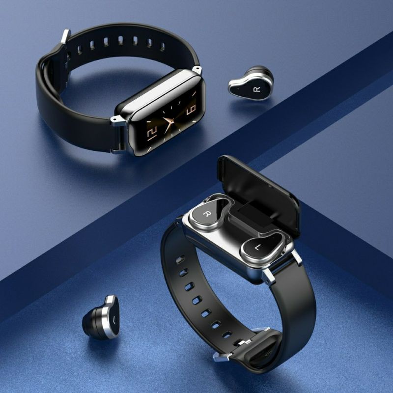 Đồng hồ kiêm tai nghe bluetooth đeo tay