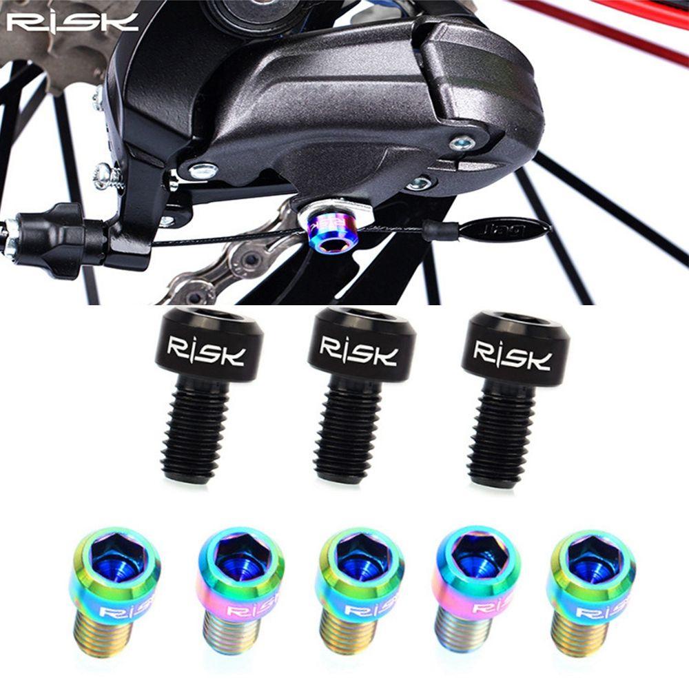 Bộ 2 Bu Lông M5x9mm Bằng Titan Cho Xe Đạp