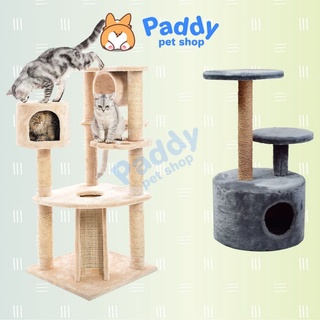Tháp mèo cat tree cho mèo cào móng & leo trèo