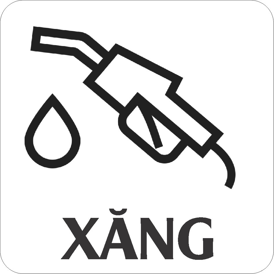 Miếng dán xe hơi phân biệt xăng dầu, Decal phân biệt xăng dầu cho oto, xe 4 chỗ, xe du lịch oil-2